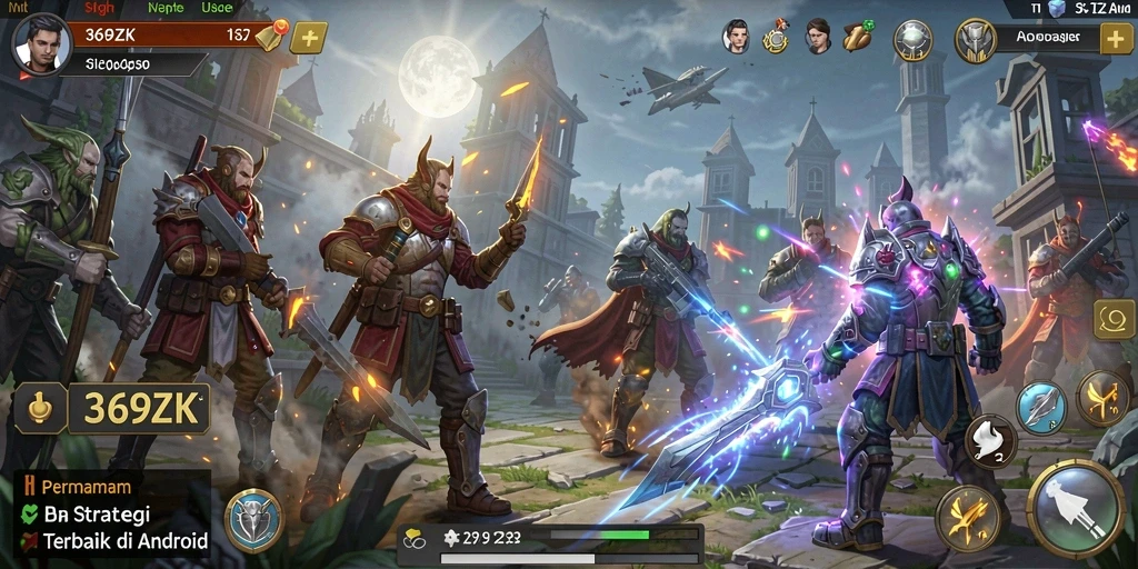 Tampilan gameplay seru dari 369ZK yang menampilkan strategi mendalam.