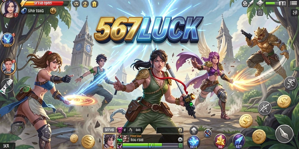 Tampilan gameplay 567LUCK yang mendebarkan dan strategis.