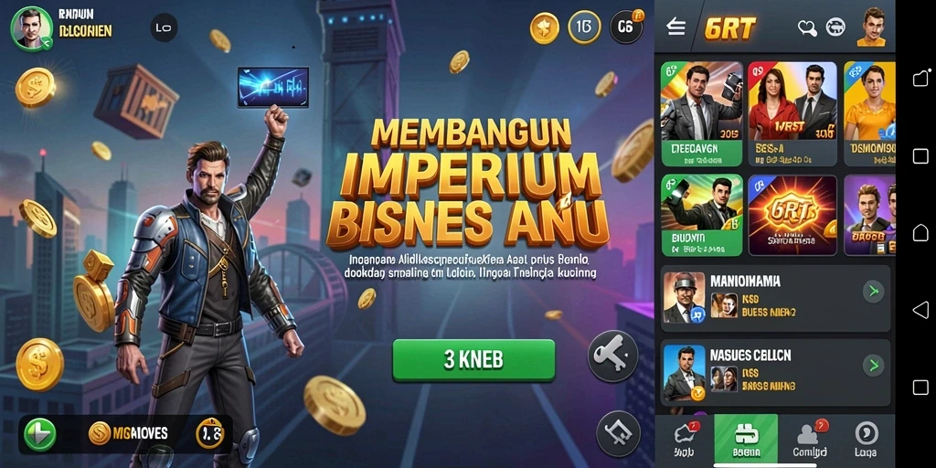 Tampilan gameplay 6RT yang menantang dan seru.
