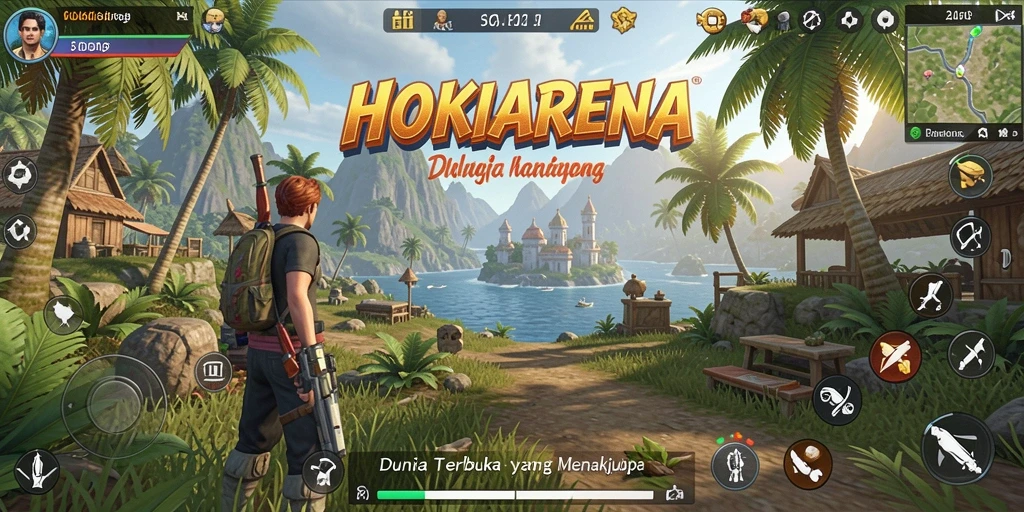 Menampilkan aksi seru dan eksplorasi dunia luas di HOKIARENA.