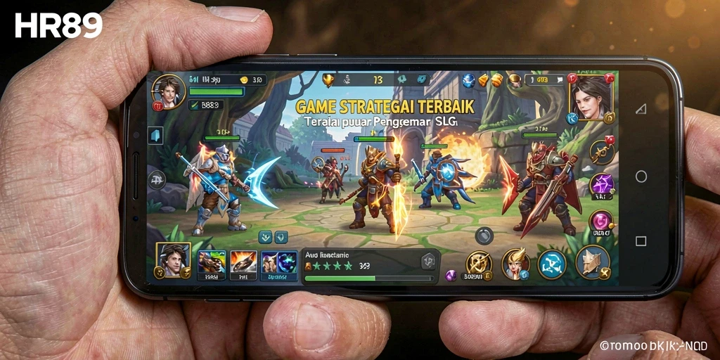 Tampilan gameplay HR89 yang mendebarkan dalam mode SLG.