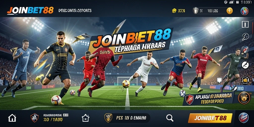 Tampilan antarmuka pengguna JOINBET88 yang menarik dan informatif.