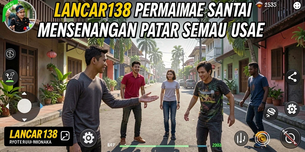 Tampilan gameplay <strong>LANCAR138</strong> yang cerah dan menyenangkan.
