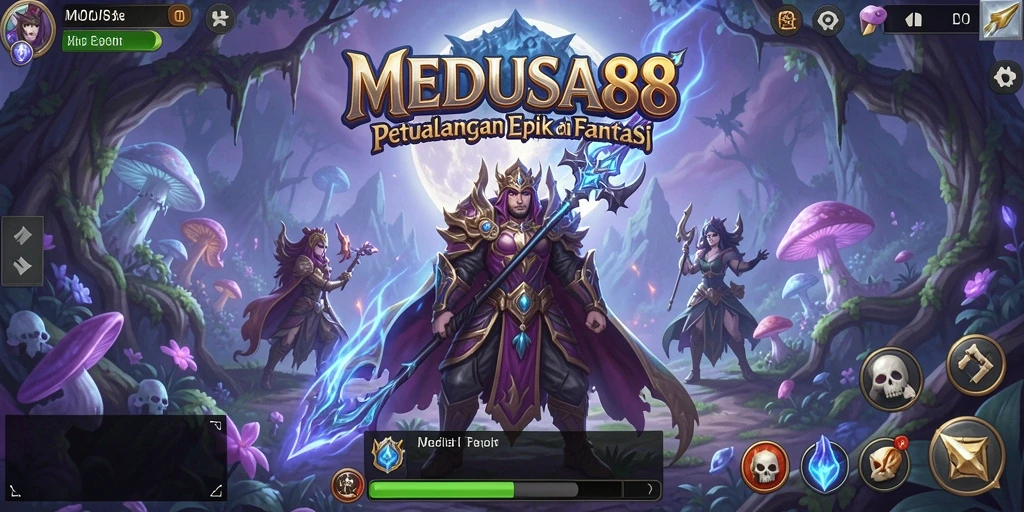 Tampilan gameplay MEDUSA88 yang seru dengan grafis menarik.