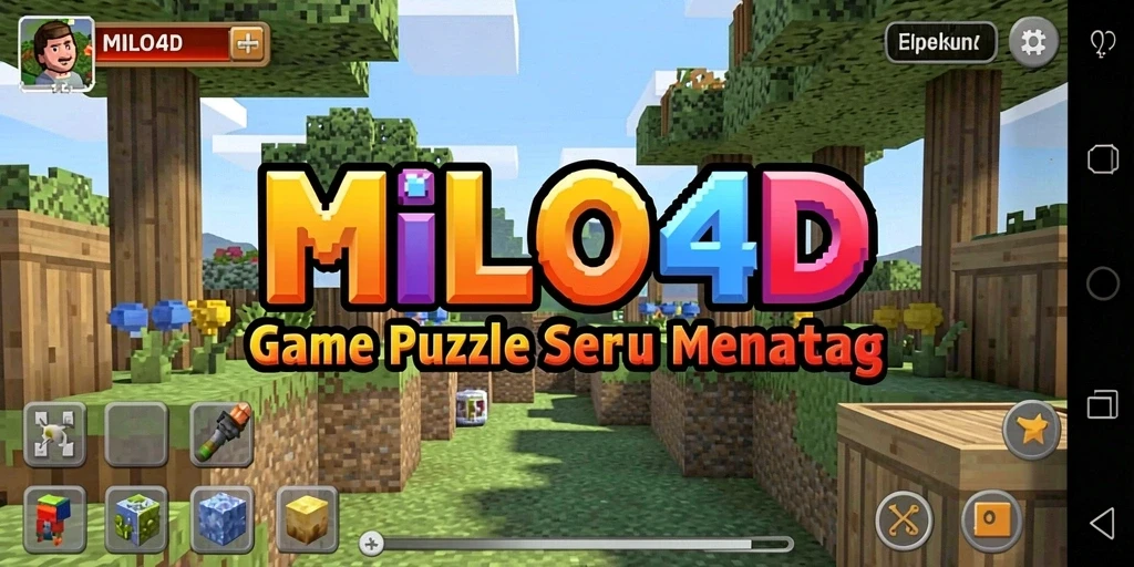 Tampilan gameplay seru dari MILO4D yang menantang pikiran.
