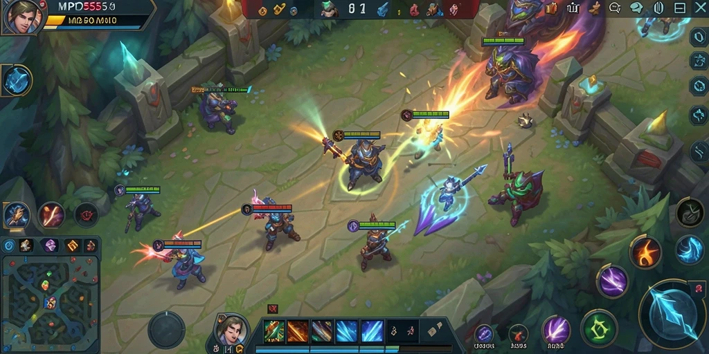 Tampilan seru dari gameplay MPO555 yang intens dan penuh strategi.
