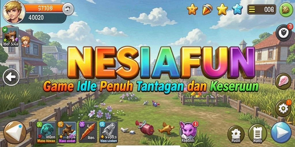 Tangkapan layar gameplay <strong>NESIAFUN</strong> menampilkan karakter dan tantangan menarik.