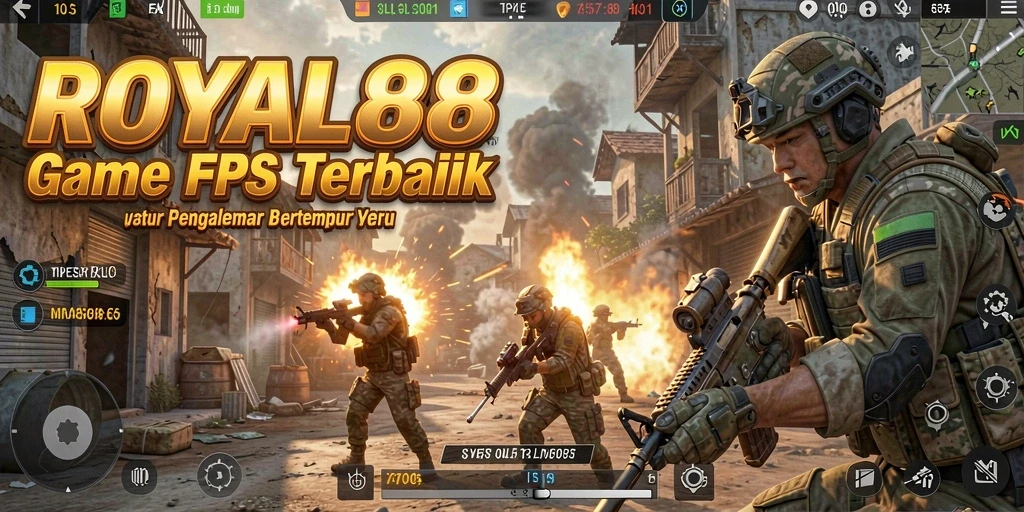 Screenshot gameplay ROYAL88 yang menampilkan pertempuran seru antar pemain.