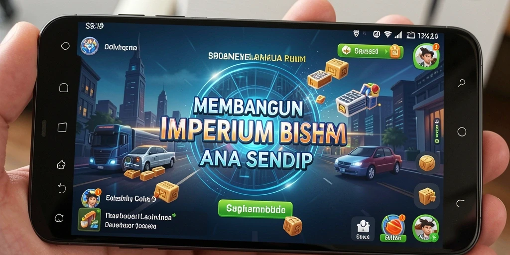 Tampilan gameplay S80 yang menarik saat membangun bisnis.