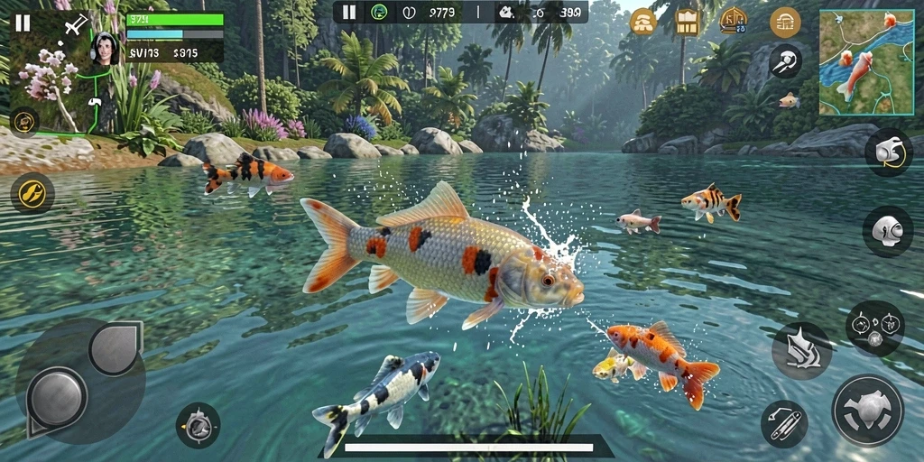 Tampilan menarik dari gameplay SOV777 yang penuh aksi memancing.
